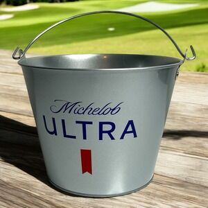 Michelob Ultra Official PGA Quail Hollow Beer Golf Ball Bucket Metal 2025 Handle